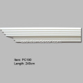 Elegant nga PU Plain Cornice Mouldings